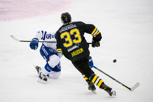 Panterns Lukas Haudum och Leksands Johan Porsberger