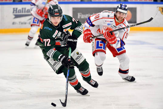 Tingsryds Hannes Johansson och Västerviks Oskar Svanlund
