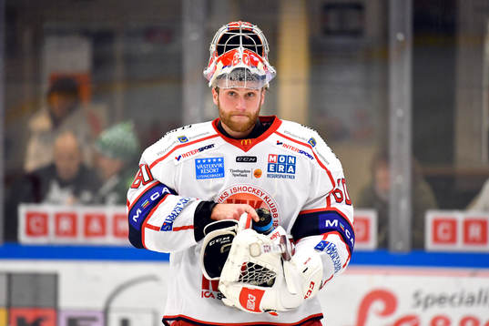 Västerviks målvakt Viktor Östlund