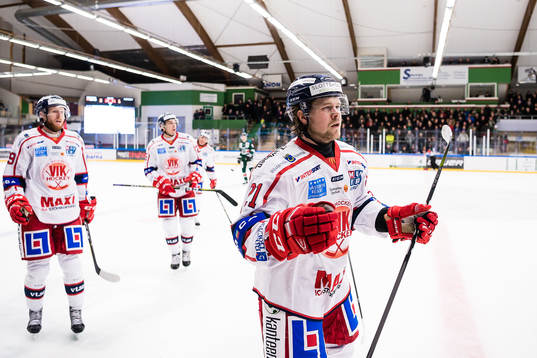 Västerviks Victor Öhman jublar