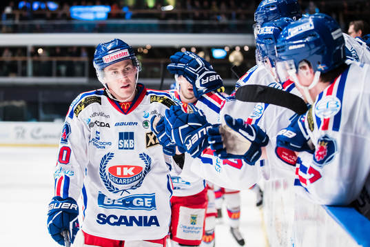 Oskarshamns Marcus Persson jublar