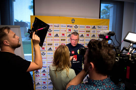 Sveriges förbundskapten Janne Andersson