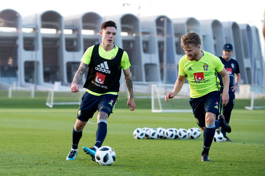Sveriges Jacob Une Larsson och David Moberg Karlsson