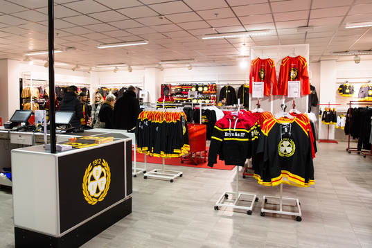 Generell vy över souvenirbutiken inne i Gavlerinken