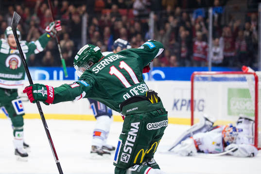 Frölundas Victor Olofsson jublar