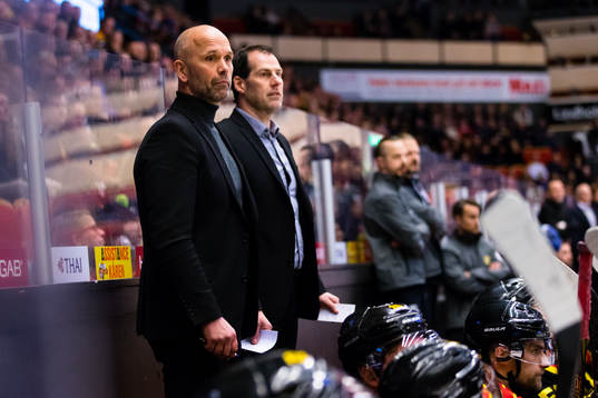 Brynäs tränare Tommy Sjödin och assisterande tränare