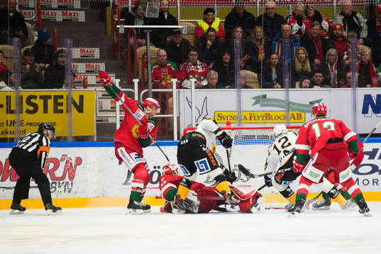 Skellefteås Adam Pettersson med ett reduceringsmål som