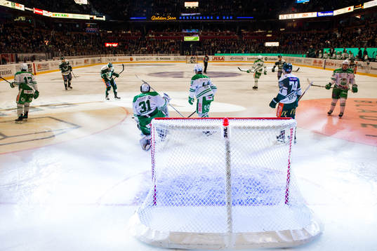 Färjestads Martin Johansson jublar