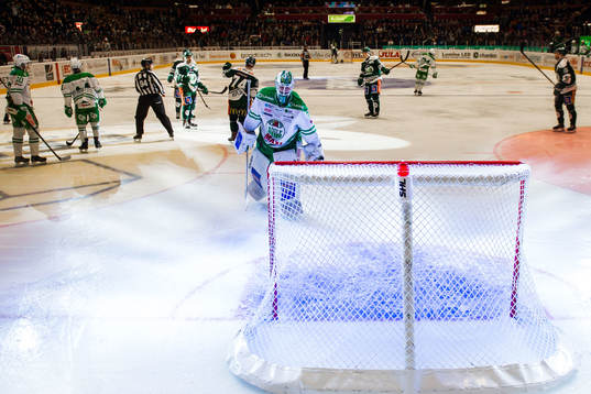 Färjestads Martin Johansson jublar