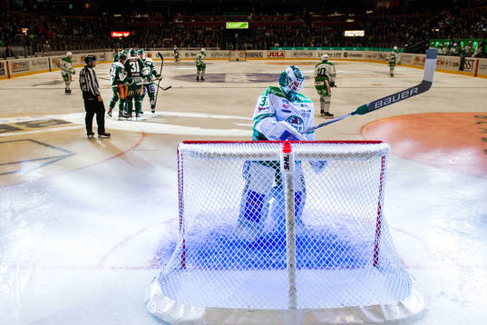 Färjestads Martin Johansson jublar