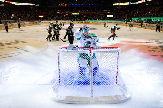 Färjestads Martin Johansson jublar