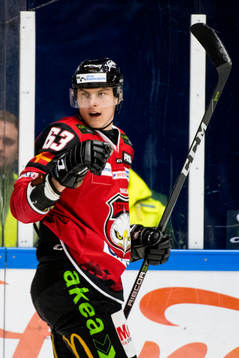 Malmö Redhawks Fredrik Händemark jublar