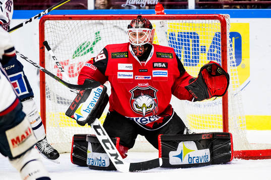 Malmö Redhawks målvakt Oscar Alsenfelt