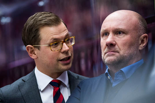 Malmö Redhawks assisterande tränare Martin Filander och