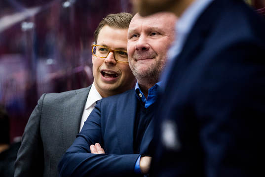 Malmö Redhawks assisterande tränare Martin Filander och