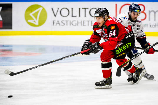 Malmö Redhawks Marcus Sylvegård och Linköpings Daniel