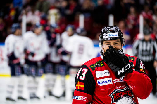 Malmö Redhawks Nichlas Hardt deppar