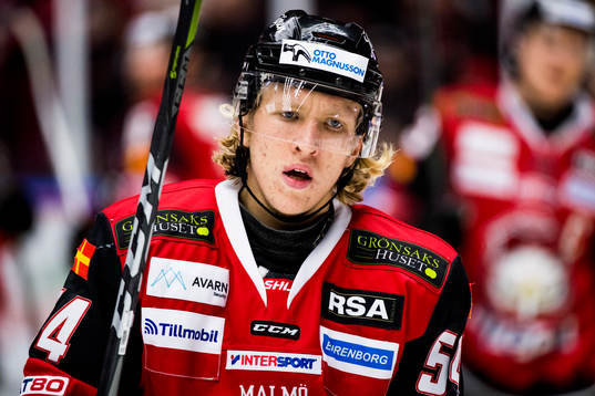 Malmö Redhawks Marcus Sylvegård deppar