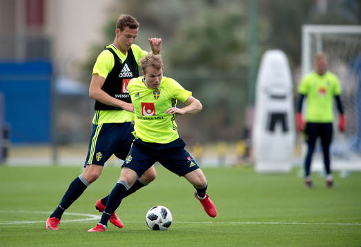 Sveriges Oscar Lewicki och Gustaf Nilsson