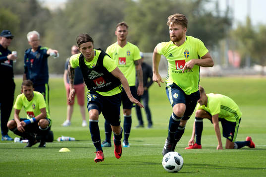 Sveriges Jacob Une Larsson och Kristoffer Olsson