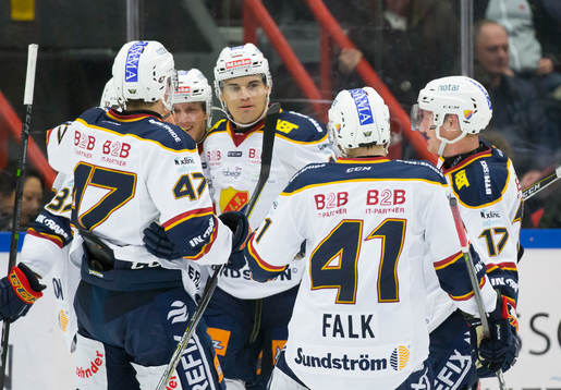 Djurgårdens Rene Bourque jublar