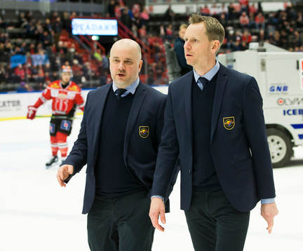 Djurgårdens assisterande tränare Stefan Nyman och