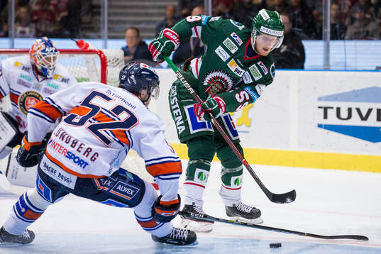 Frölundas Simon Hjalmarsson och Växjös Arvid Lundberg