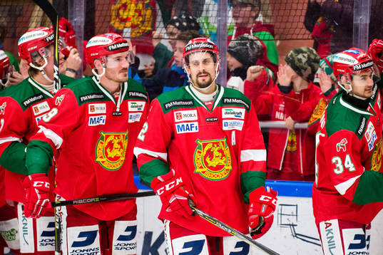 Moras John Persson och Daniel Grillfors jublar