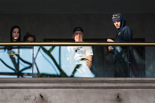 Sveriges Jesper Boqvist, Timothy Liljegren, Oskar Steen och