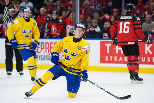 Sveriges Elias Pettersson deppar