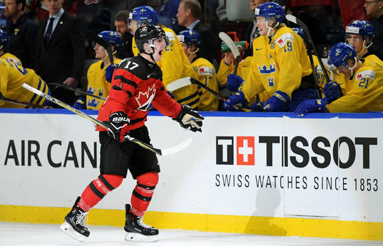 Kanadas Tyler Steenbergen jublar