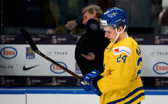 Sveriges Lias Andersson deppar