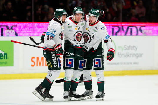Frölundas Sebastian Stålberg, Christoffer Ehn och John