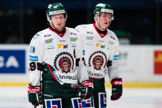 Frölundas Simon Hjalmarsson och Kristoffer Gunnarsson