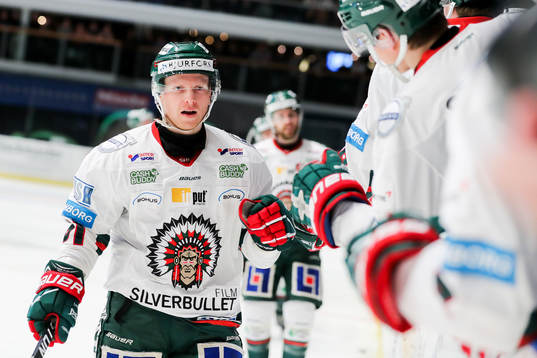 Frölundas Ryan Lasch jublar