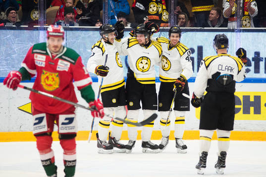 Brynäs Drew Miller , Marcus Ersson och Jesper Jensen