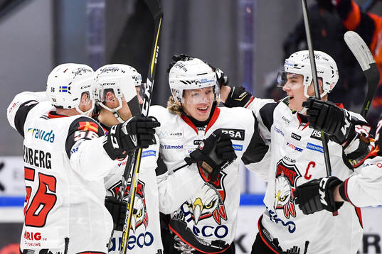 Malmö Redhawks Daniel Zaar jublar