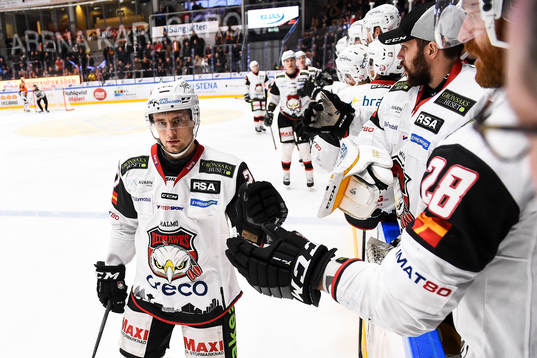 Malmö Redhawks Axel Wemmenborn jublar