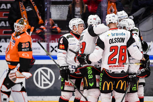 Malmö Redhawks Robin Alvarez jublar
