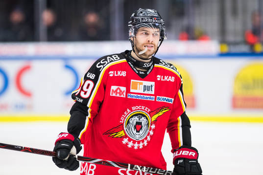 Luleås Ryan Johnston deppar