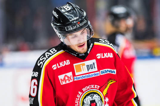Luleås Joey Hishon deppar