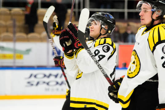 Brynäs Henrik Larsson jublar