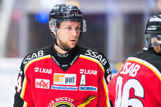 Luleås Johan Harju deppar