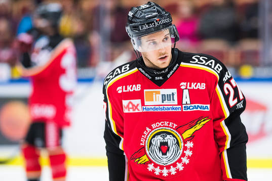 Luleås Brendan Mikkelson deppar