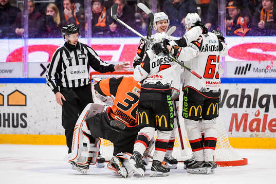 Malmö Redhawks Lars Bryggman jublar