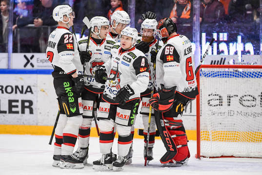 Malmö Redhawks Jens Olsson jublar