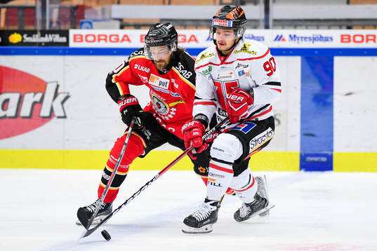 Luleås Daniel Sondell och Örebros Libor Hudacek