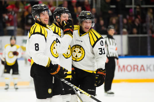 Brynäs Aaron Palushaj , Jacob Blomqvist och Jonathan