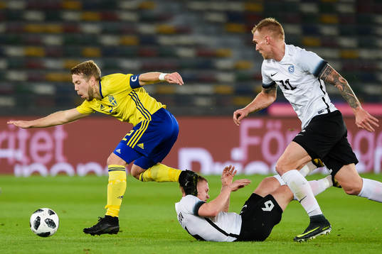 Sveriges Anton Tinnerholm, Estlands Ilja Antonov och Rauno