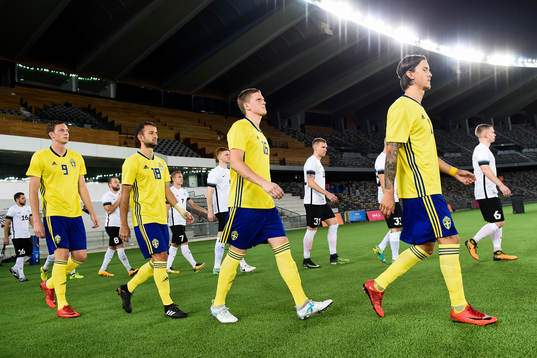 Sveriges Gustaf Nilsson Robert Gojani Joakim Nilsson och